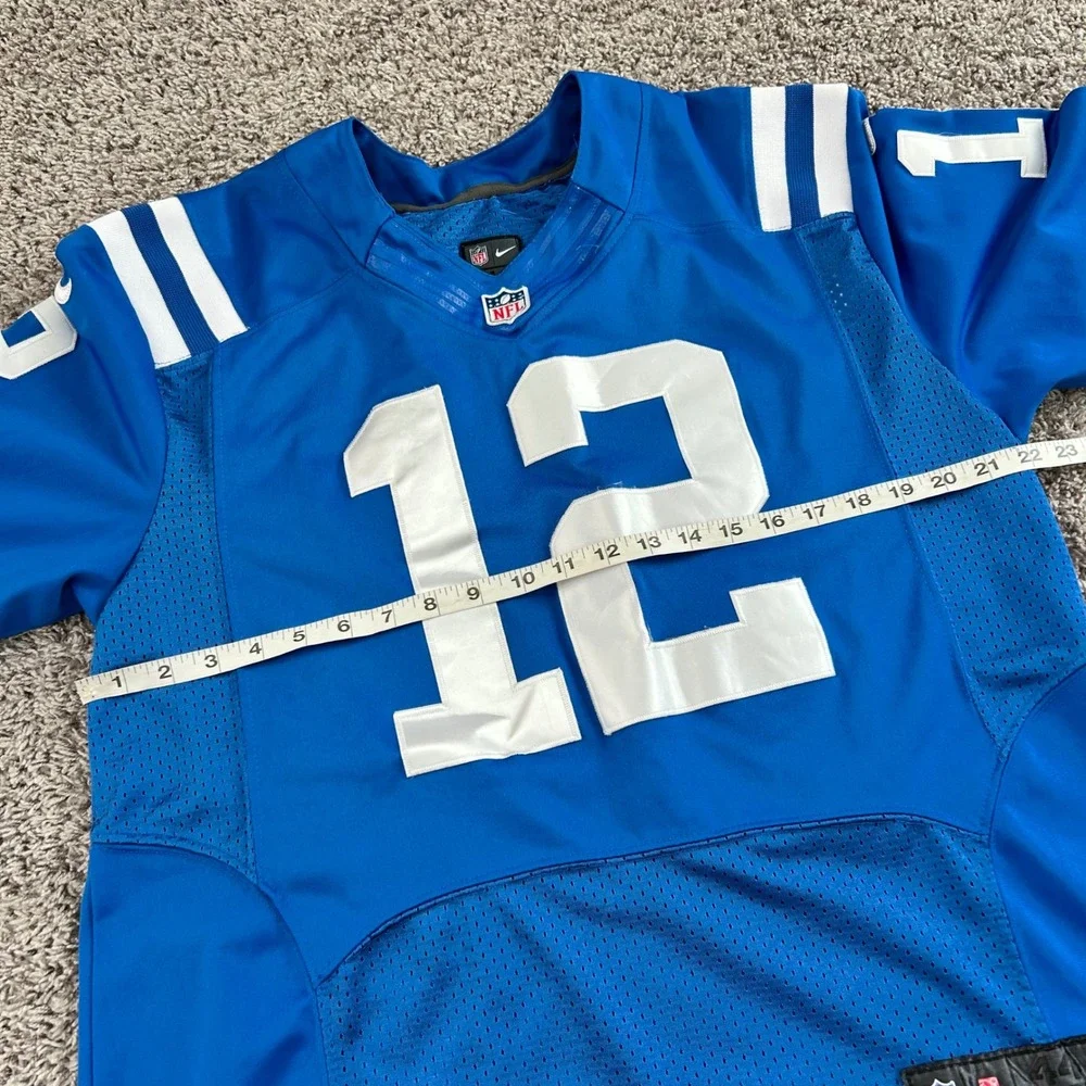 Indianapolis Colts Andrew‎ Luck 12 NFL Football Jersey Nike Men's Size 44